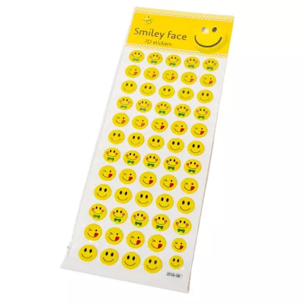 Öntapadós mosolygós arcok 2cm 60db/lap