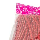 Csillámos zsenília drót piros 30cm 100db-os