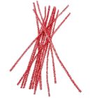 Csillámos zsenília drót rózsaszín 30cm 100db-os