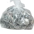 Feketefenyő toboz 1kg zúzmarás 100dkg/csom