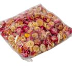 Szalmarózsa fej rózsaszín natúr 10dkg/csom