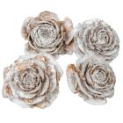 Cédrus rózsa fej 5-7cm zúzmarás 20dkg/csom