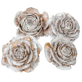 Cédrus rózsa fej 5-7cm zúzmarás 20dkg/csom