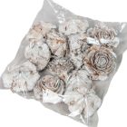 Cédrus rózsa fej 5-7cm zúzmarás 20dkg/csom