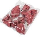 Lotus kicsi 4-6cm falfestékes bordó 12db-os