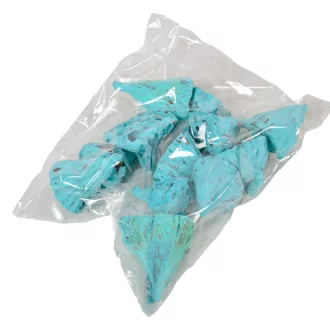 Lotus kicsi 4-6cm falfestékes aqua 12db-os