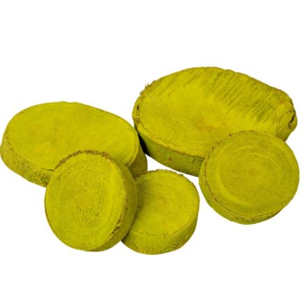 Fa szelet 1cm×3-9cm falfestékes oliva 20dkg/csom