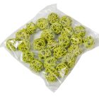 Vesszőlabda 3cm falfestékes halványzöld 20db-os