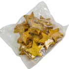 Kókusz csillag arany&glitter 12db-os