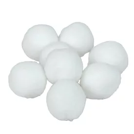 Kashmir golyó 2cm fehér 100db-os