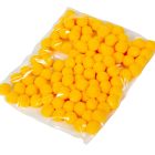 Kashmir golyó 2cm sárga 100db-os