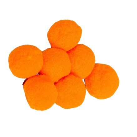 Kashmir golyó 2cm narancs 100db-os
