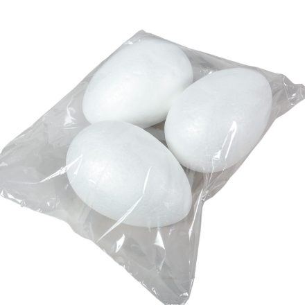 Hungarocell tojás fehér 15cm 4db-os