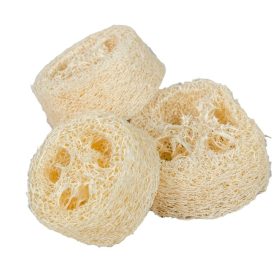 Luffa szelet 2,5cm×5-8cm fehérített 11db-os