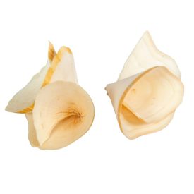 Fa tölcsér virág 5cm natúr 10dkg/csom