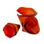 Fa tölcsér virág 5cm narancs 10dkg/csom