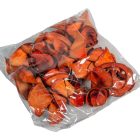 Fa tölcsér virág 5cm narancs 10dkg/csom