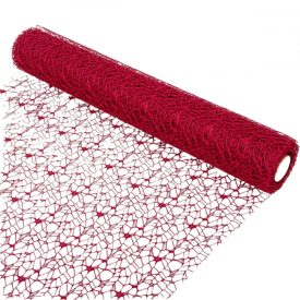 Star Net csomagoló bordó 48cmx5y