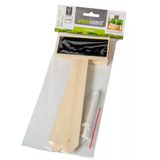 Ár tábla beszúrós krétával 20cm 4db-os