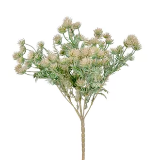 Díszítő bokor 7ágú fehér M36cm 36db/#
