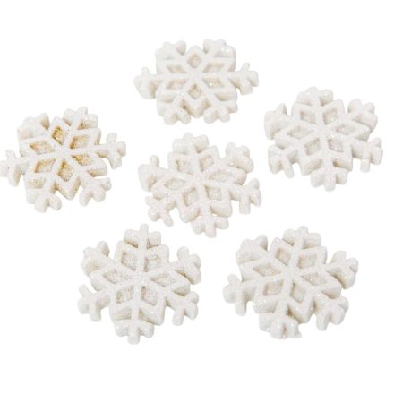 Hópihe öntapadós, glitteres poly 3,5cm 6db-os