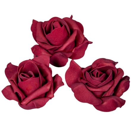 Polifoam rózsa virágfej D10cm M6cm12db-os