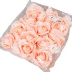 Polifoam rózsa virágfej LTPK D10cm M6cm 12db-os