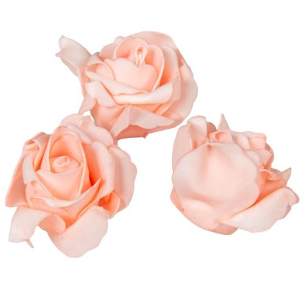 Polifoam rózsa virágfej D8cm M5cm 12db-os (csom ár)