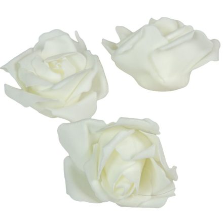 Polifoam rózsa virágfej D7cm CR 12db-os