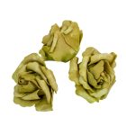 Polifoam rózsa virágfej D7cm OLIVE 12db-os