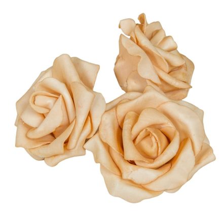 Polifoam nyílt rózsafej TEA D8cm 12db-os (csom ár)