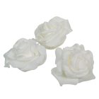 Polifoam nyílt rózsafej WH D8cm 12db-os (csom ár)