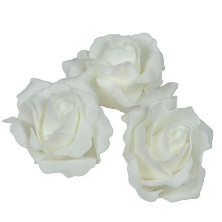 Polifoam rózsa virágfej CR D6cm 12db-os (csom ár)
