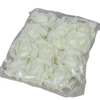 Polifoam rózsa virágfej CR D6cm 12db-os (csom ár)