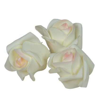 Polifoam nyílt rózsafej CRPK D6cm 12db-os (csom ár)