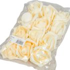 Polifoam nyílt rózsafej IV D6cm 12db-os (csom ár)