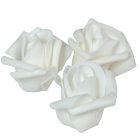 Polifoam nyílt rózsafej WH D6cm 12db-os (csom ár)