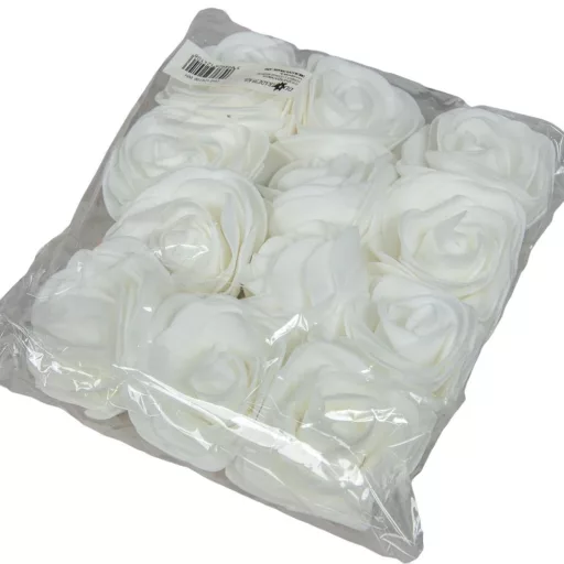 Poifoam virágfej WH D7cm M5cm 12db-os (csom ár)