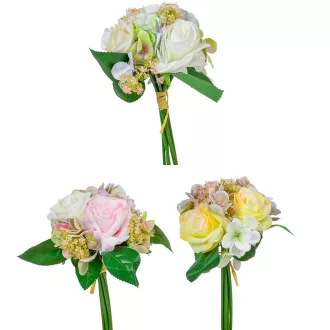 Rózsa, hortenzia köteg 6v. mix M27cm 24db/#