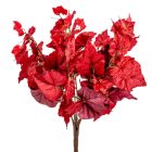 Szőlőleveles bokor 8 ágú piros M41cm