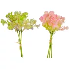 Eukaliptusz köteg 3ágú lila, rózsaszín M32cm 60db/#