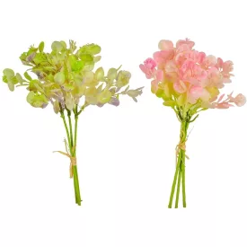 Eukaliptusz köteg 3ágú lila, rózsaszín M32cm 60db/#