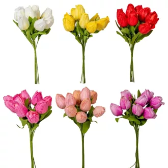 Tulipán köteg papír 9v. mix M35cm 12db/#