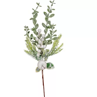 Golyós, almás pick fehér 45cm