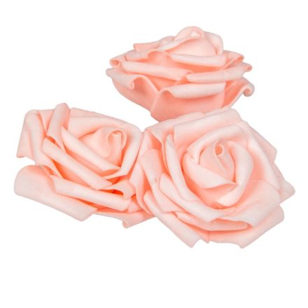 Polifoam gyémántrózsa virágfej LTPK D7cm 12db-os (csom ár)