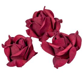 Polifoam rózsafej BUR D6cm M4cm 12db-os (csom ár)