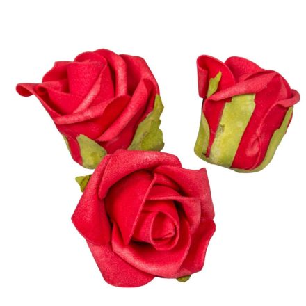Polifoam rózsafej RED D6cm M5cm 24db-os (csom ár)