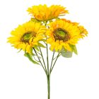 Napraforgó csokor 5v. M45cm 25db/#