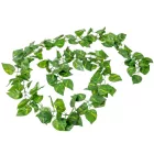 Girland szív alakú levéllel 230cm 2db/csom