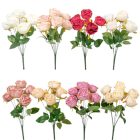 Rózsa csokor 7v. mix M42cm 24db/#